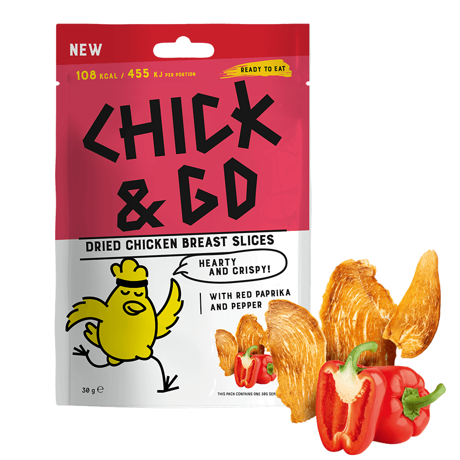 Chick & Go with red paprika and pepper