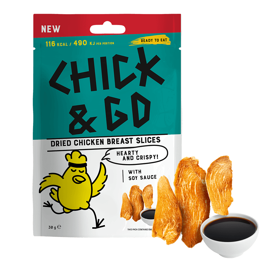 Chick & Go with soy sauce